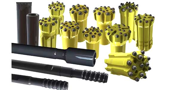 T38 64mm threaded buckle drill bits