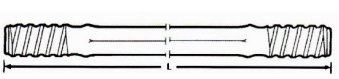RODS T45 HEX 38mm