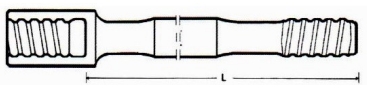 MF RODS T45 ROUND 45mm