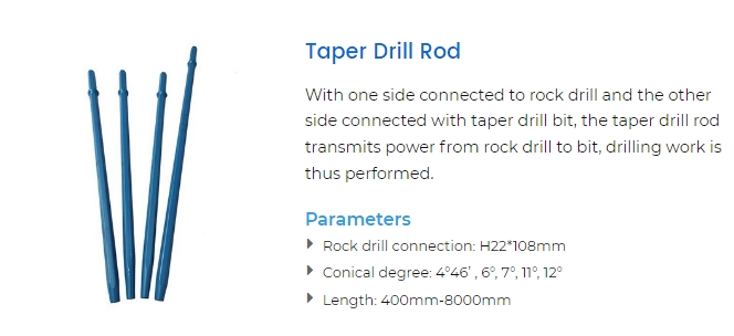 What are the characteristics of small aperture rock drills