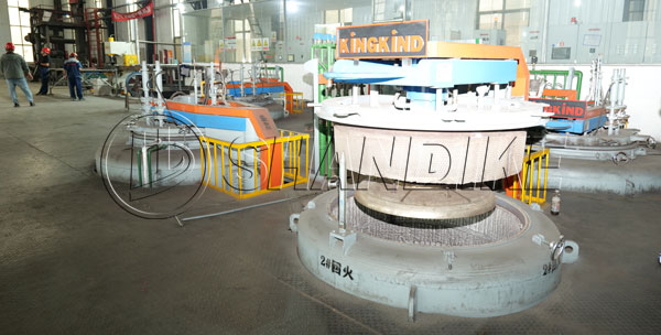 Heat treatment process of drill rod