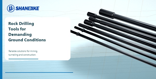 T45 Heavy-Duty Threaded Drill Rod for Mining and Tunneling