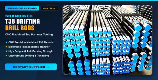 How to Choose T38 Drifting Drill Rods: Round vs Hex, M/F vs M/M