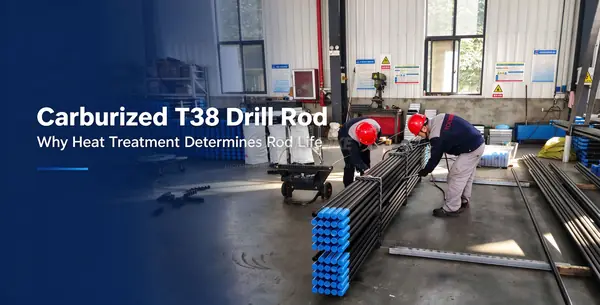 Carburized T38 Drill Rod
