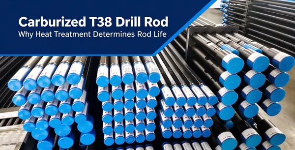 Carburized T38 Drill Rod