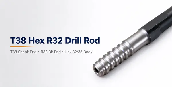 T38 Hex R32 Drill Rod